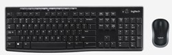 Toetsenbord- en muisset Logitech MK270 bedraad QWERTY zwart