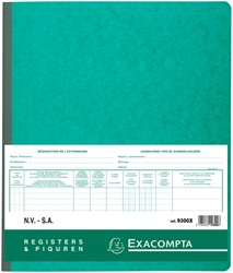 Register Piqure aandeelhouder NV/Sa 25x32cm 80vel 1 Stuk