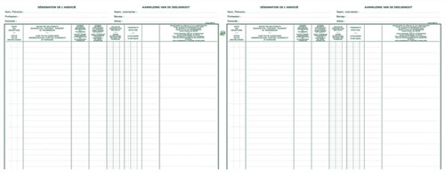 Register Piqure aandeelhouder bvba/sprl 80vel 1 Stuk-2