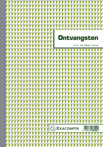 Ontvangstboek Exacompta Manifold dupli 50vel NL 1 Stuk