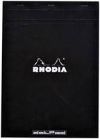 Schrijfblok Rhodia A4 dots 80v 90gr zwart 1 Stuk