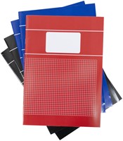 Schrift  SOHO A4 ruit 5x5mm 80pag 60gr assorti 5 Stuk