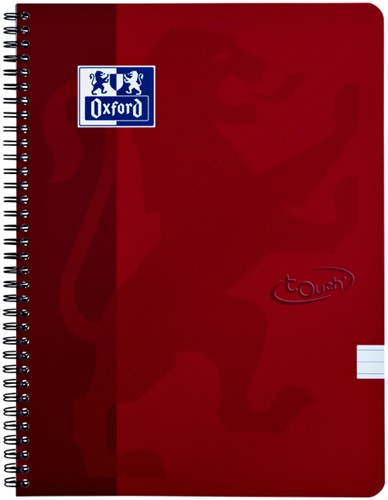 Spiraalblok Oxf Touch A4 lijn 140pag 80gr rd 1 Stuk-3