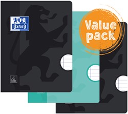 Schrift Oxford School A4 lijn 72pag 80gr 3st ass 3 Stuk