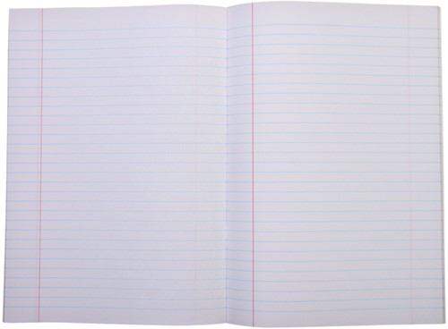 Schrift Qbasic A4 lijn 80blz 70gr assorti 1 Stuk-2