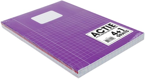 Schrift SOHO Trend A4 rt 10x10mm 80pag 60gr 5st 5 Stuk-2