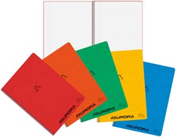 Schrift Aurora A4 lijn 120pag 80gr assorti 1 Stuk