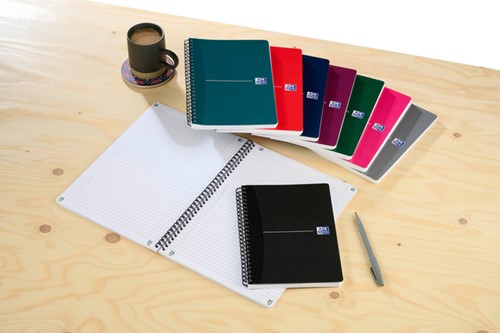 Spiraalblok Oxf Essentials A5 ln 180pag 80gr ass 1 Stuk-10