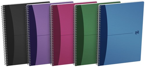 Spiraalblok Oxford urban mix A4 ruit 5x5mm 180pag 1 Stuk