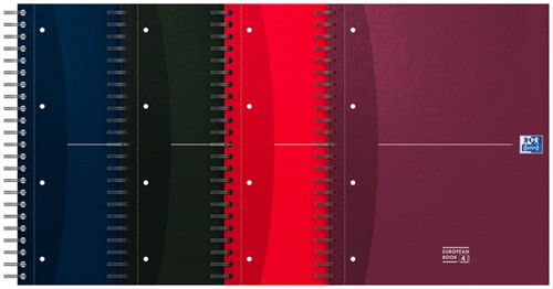 Collegeblok Oxford europeanbook A4+ 120 vel ass 1 Stuk