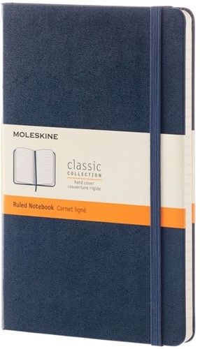 Notitieboek Moleskine large 130x210 ln hc sapph bl 1 Stuk