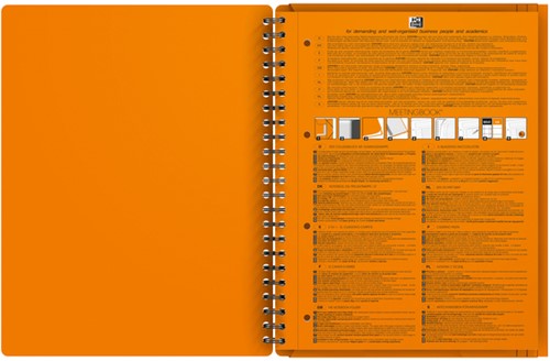 Spiraalblok Oxf international meetingbook A4+ lijn 1 Stuk-2