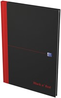 Notitieboek Oxford Black n' Red A4 96vel lijn 1 Stuk