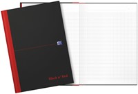 Notitieboek Oxford Black n' Red A4 96vel ruit 5mm 1 Stuk-2