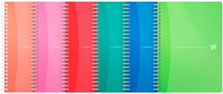 Spiraalblok Oxford mycolours A5 lijn 90vel assorti 1 Stuk