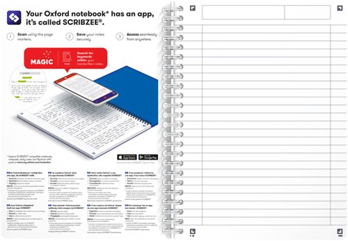 Spiraalblok Oxford mycolours A5 lijn 90vel assorti 1 Stuk-5