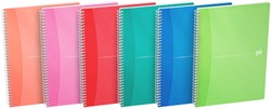 Spiraalblok Oxford mycolours lijn A4 90vel assorti 1 Stuk