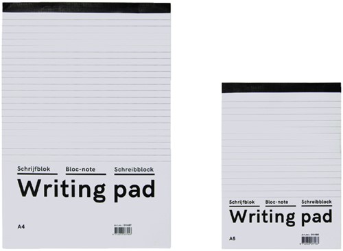 Schrijfblok Qbasic A5 lijn 160blz 60gr 1 Stuk-3