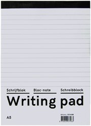Schrijfblok Qbasic A5 lijn 160blz 60gr 1 Stuk