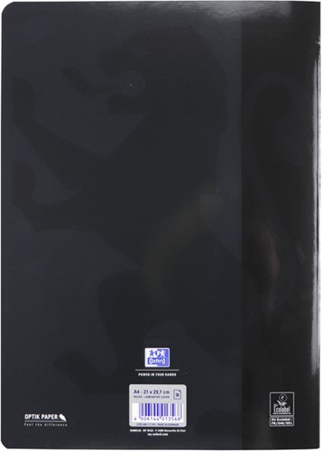 Schrift Oxford School A4 lijn 72pag 80gr zwart 1 Stuk-3