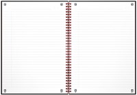 Spiraalblok Oxf Black en Red A4 lijn 140pag 80gr 1 Stuk-2