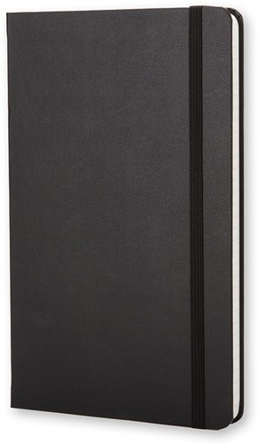 Notitieboek Moleskine large 130x210mm lijn hard cover zwart-2