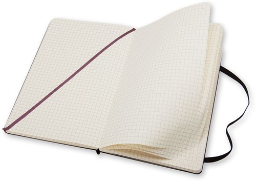 Notitieboek Moleskine large 130x210mm ruit 5x5 hard cover zwart-3