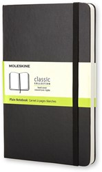 Notitieboek Moleskine large 130x210mm blc hc zwart 1 Stuk