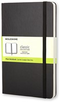 Notitieboek Moleskine pocket 90x140mm blanco zwart 1 Stuk