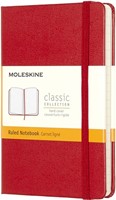 Notitieboek Moleskine pocket 90x140mm lijn hc rd 1 Stuk