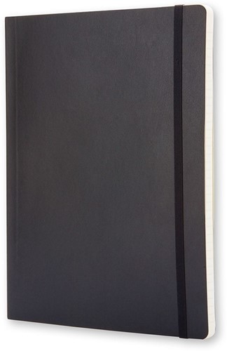 Notitieboek Moleskine XL 190x250mm lijn sc zwart 1 Stuk-2