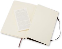 Notitieboek Moleskine XL 190x250mm lijn sc zwart 1 Stuk-1