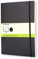 Notitieboek Moleskine XL 190x250mm blanco sc zwart 1 Stuk