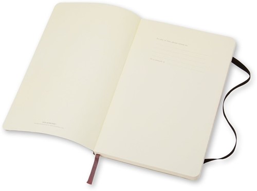 Notitieboek Moleskine pocket 90x140mm lijn soft cover zwart-2