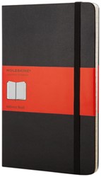 Adresboek Moleskine L 130x210mm hc lijn zwart 1 Stuk