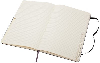 Adresboek Moleskine L 130x210mm hc lijn zwart 1 Stuk-2