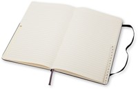 Adresboek Moleskine large 130x210mm hard cover lijn zwart-2
