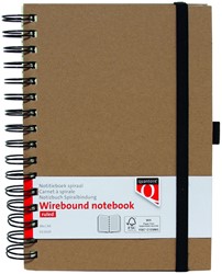 Notitieboek Quantore A5 sp lijn 192blz 80gr kraft 1 Stuk