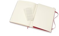 Notitieboek Moleskine XL 190x250mm ln hc scarl rd 1 Stuk-1