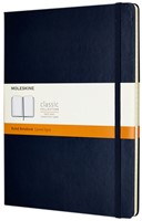 Notitieboek Moleskine XL 190x250 lijn hc sapp blue 1 Stuk