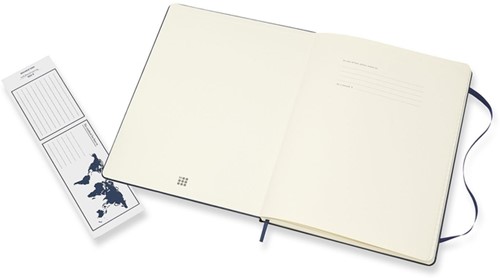 Notitieboek Moleskine XL 190x250 lijn hc sapp blue 1 Stuk-2