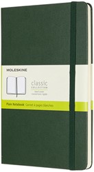 Notitieboek Moleskine L 130x210mm blanco hc green 1 Stuk