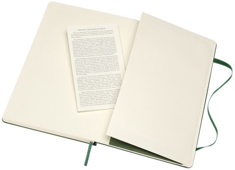 Notitieboek Moleskine L 130x210mm blanco hc green 1 Stuk-2