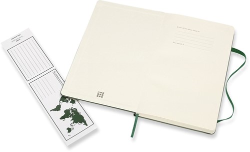 Notitieboek Moleskine L 130x210mm blanco hc green 1 Stuk-2