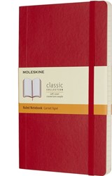 Notitieboek Moleskine L 130x210mm lijn sc scarl rd 1 Stuk