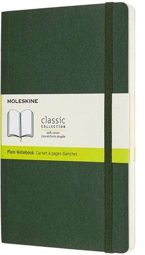 Notitieboek Moleskine large 130x210mm blc sc green 1 Stuk