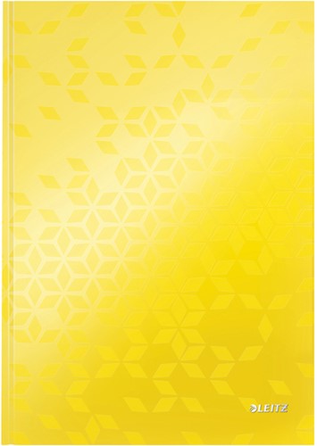 NOTITIEBOEK LEITZ WOW A4 LIJN 80V GEEL 1 Stuk