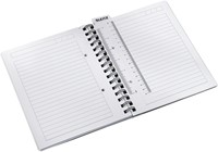 Notitieboek Leitz WOW A5 lijn spiraal PP wit 1 Stuk-2