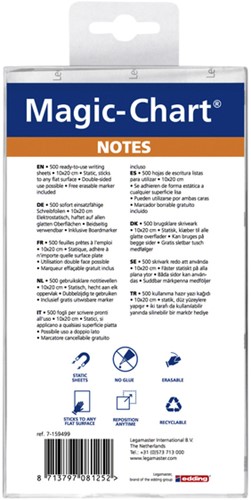 Magic chart notes Legamaster 10x20cm ass 500 vel 500 Vel-3