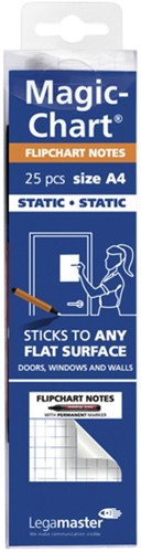 Magic chart notes Legamaster flipchart 20x30cm wit 25 Vel-2